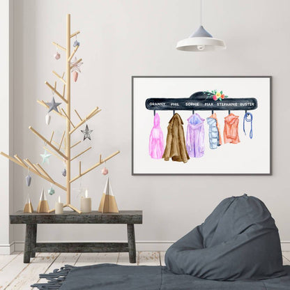 Personalized Family Names Coat Print - Blim & Blum