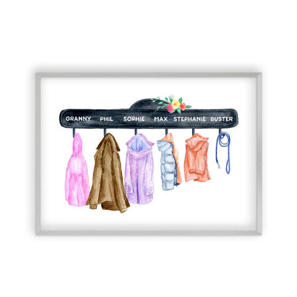 Personalized Family Names Coat Print - Blim & Blum