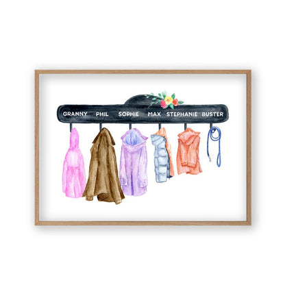 Personalized Family Names Coat Print - Blim & Blum