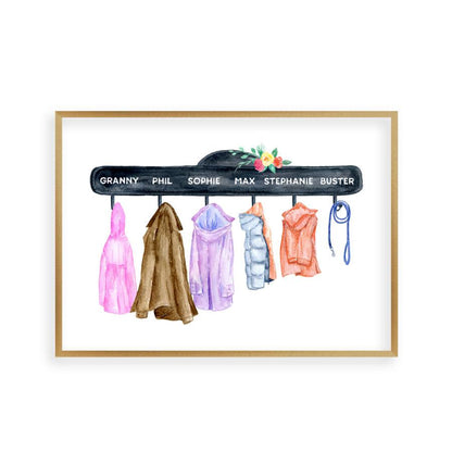 Personalized Family Names Coat Print - Blim & Blum
