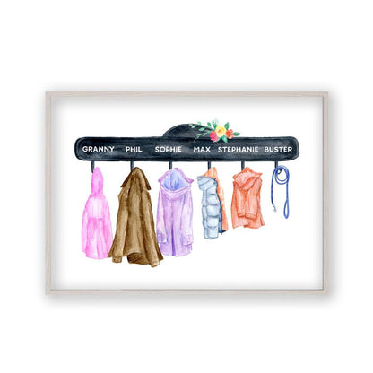 Personalized Family Names Coat Print - Blim & Blum
