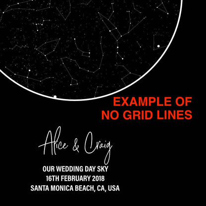 Personalized Star Map Night Sky Print - Blim & Blum