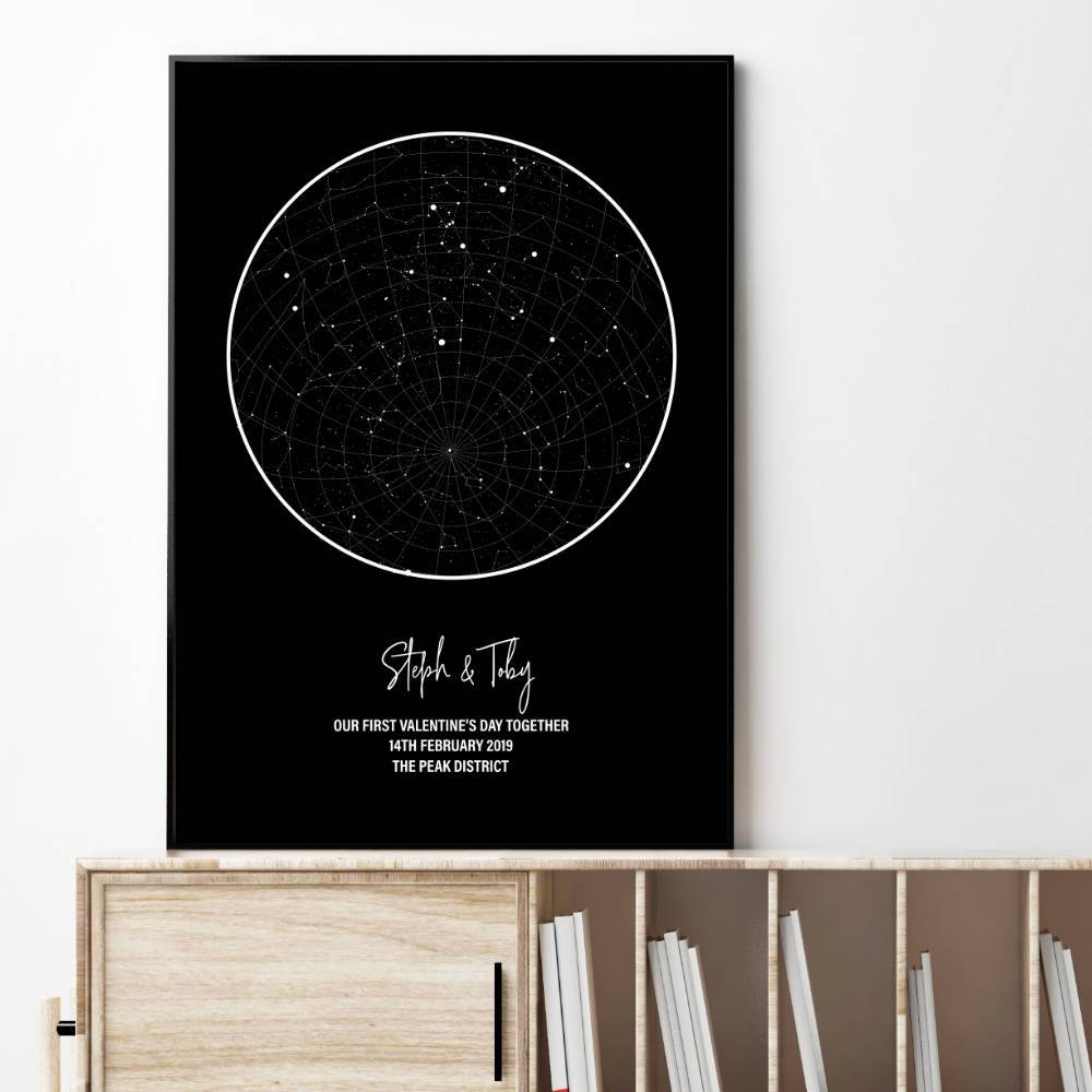 Personalized Star Map Night Sky Print - Blim & Blum