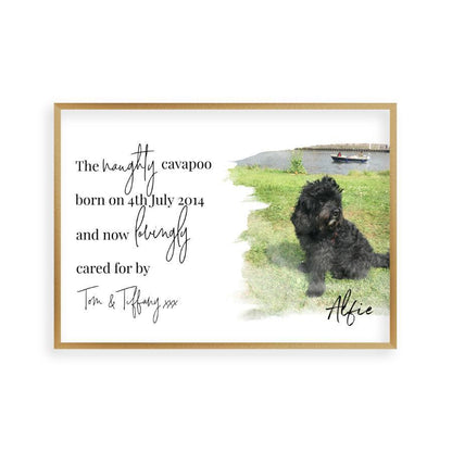 Personalized Pet Photo Print - Blim & Blum