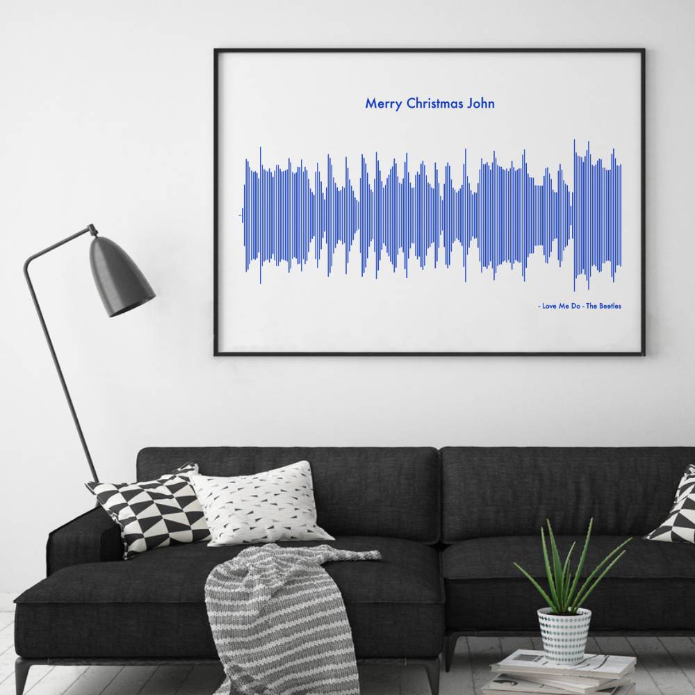 Personalized Sound Wave Music Song Print - Blim & Blum