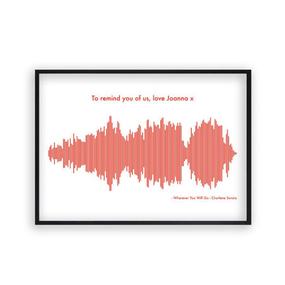 Personalized Sound Wave Music Song Print - Blim & Blum