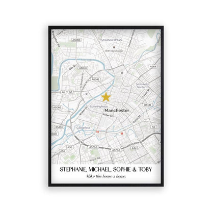 Personalized Special Place Map Print - Blim & Blum