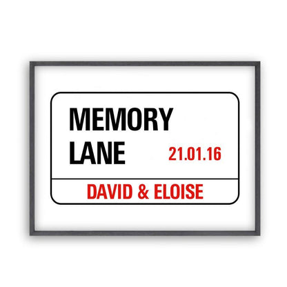 Personalized London Street Sign Print - Blim & Blum