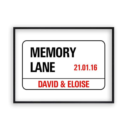 Personalized London Street Sign Print - Blim & Blum