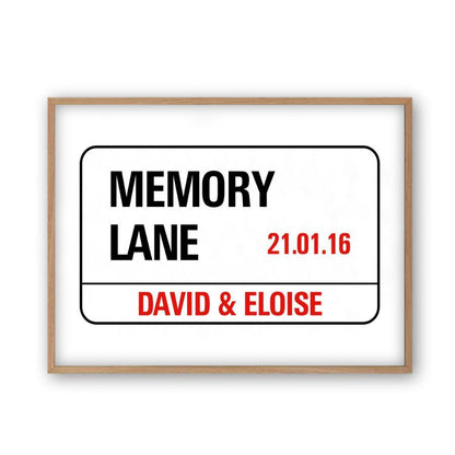 Personalized London Street Sign Print - Blim & Blum