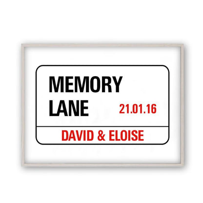 Personalized London Street Sign Print - Blim & Blum