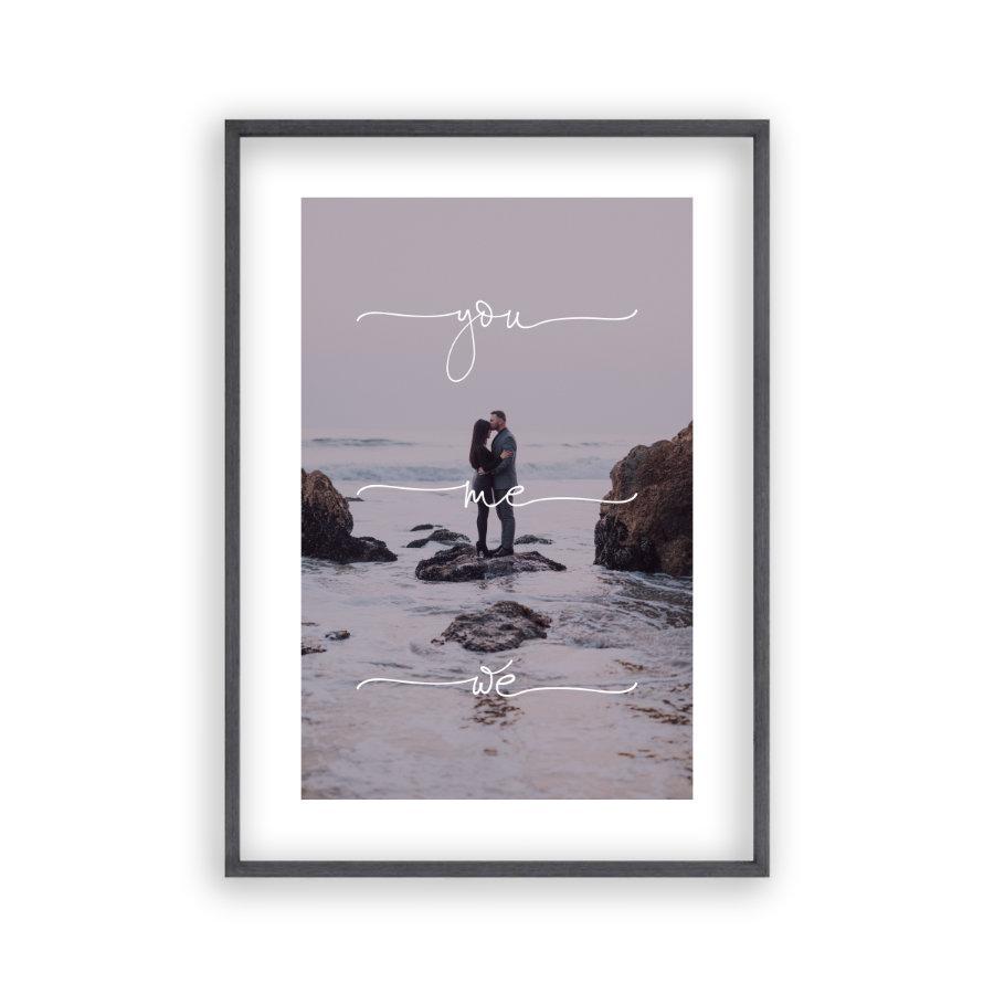 Personalized You Me We Couple Photograph Print - Blim & Blum