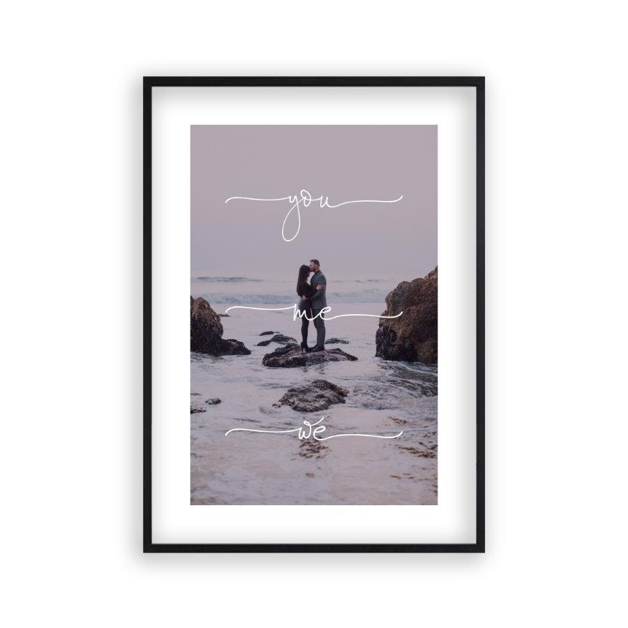 Personalized You Me We Couple Photograph Print - Blim & Blum