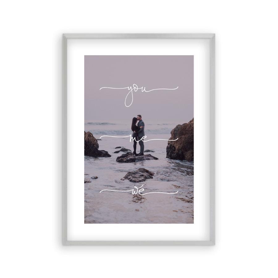 Personalized You Me We Couple Photograph Print - Blim & Blum