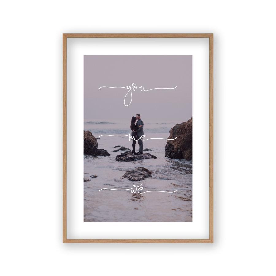 Personalized You Me We Couple Photograph Print - Blim & Blum