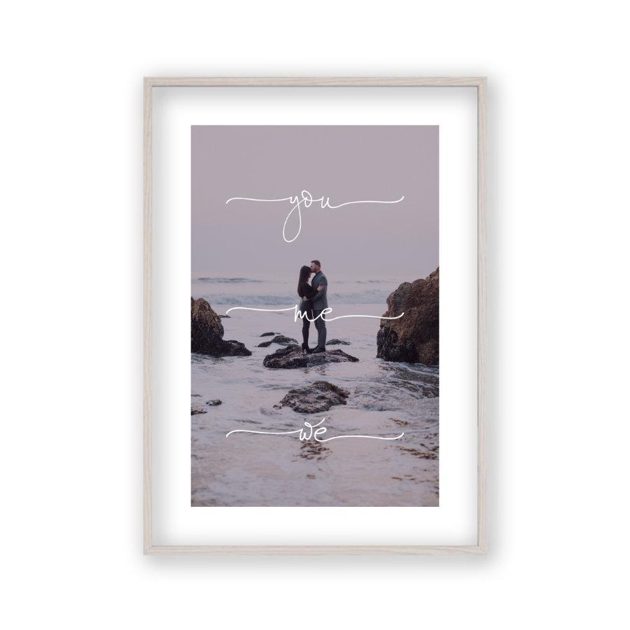 Personalized You Me We Couple Photograph Print - Blim & Blum