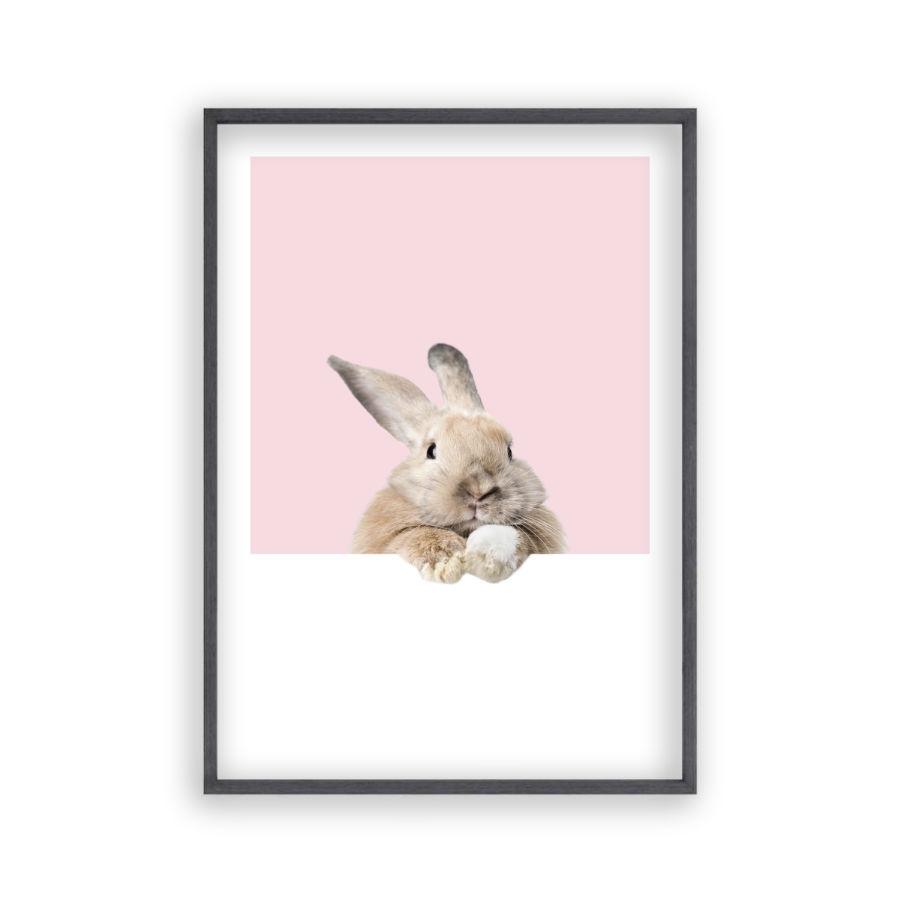 Rabbit Peeking Print - Blim & Blum