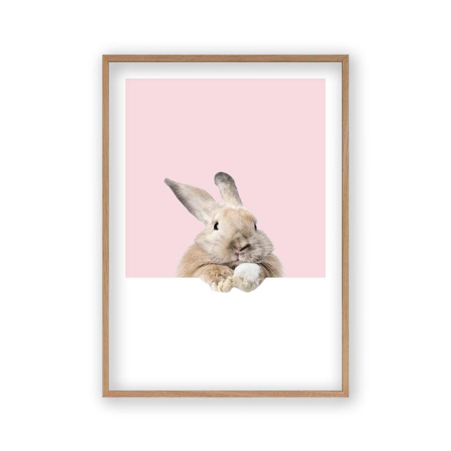 Rabbit Peeking Print - Blim & Blum