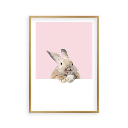 Rabbit Peeking Print - Blim & Blum