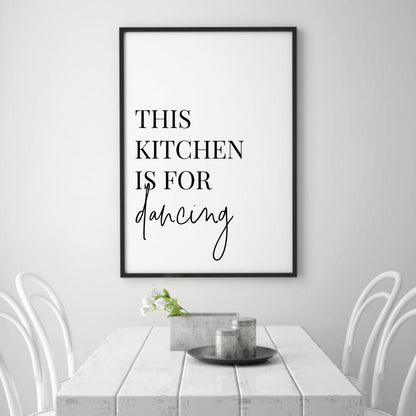This Kitchen Is For Dancing Print - Blim & Blum