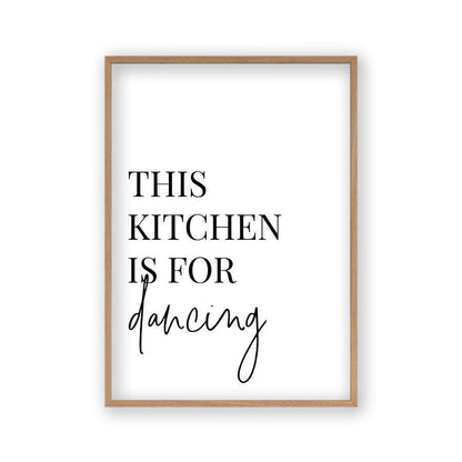 This Kitchen Is For Dancing Print - Blim & Blum
