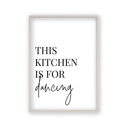 This Kitchen Is For Dancing Print - Blim & Blum