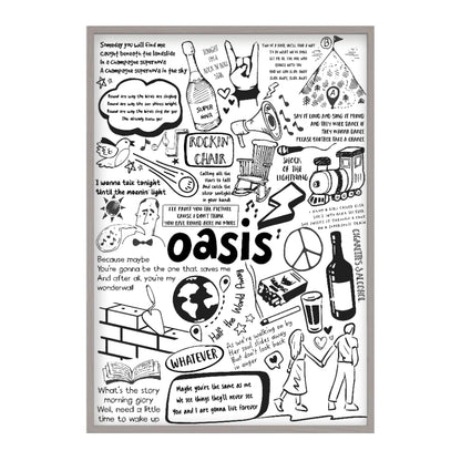 Oak Frame / 24" x 36"