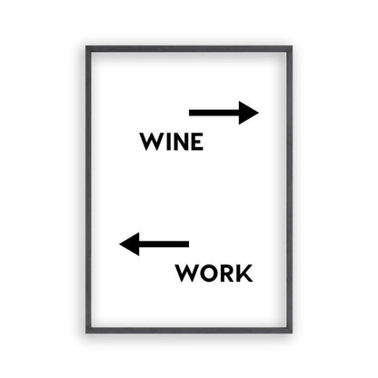 Personalized Drink Work Direction Print - Blim & Blum