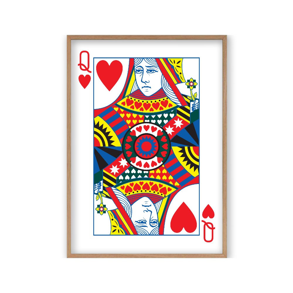 Queen Of Hearts Print