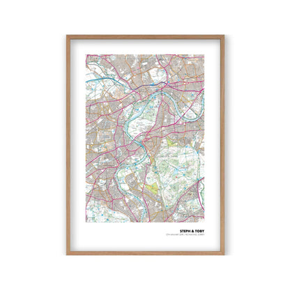Personalized OS Map Print