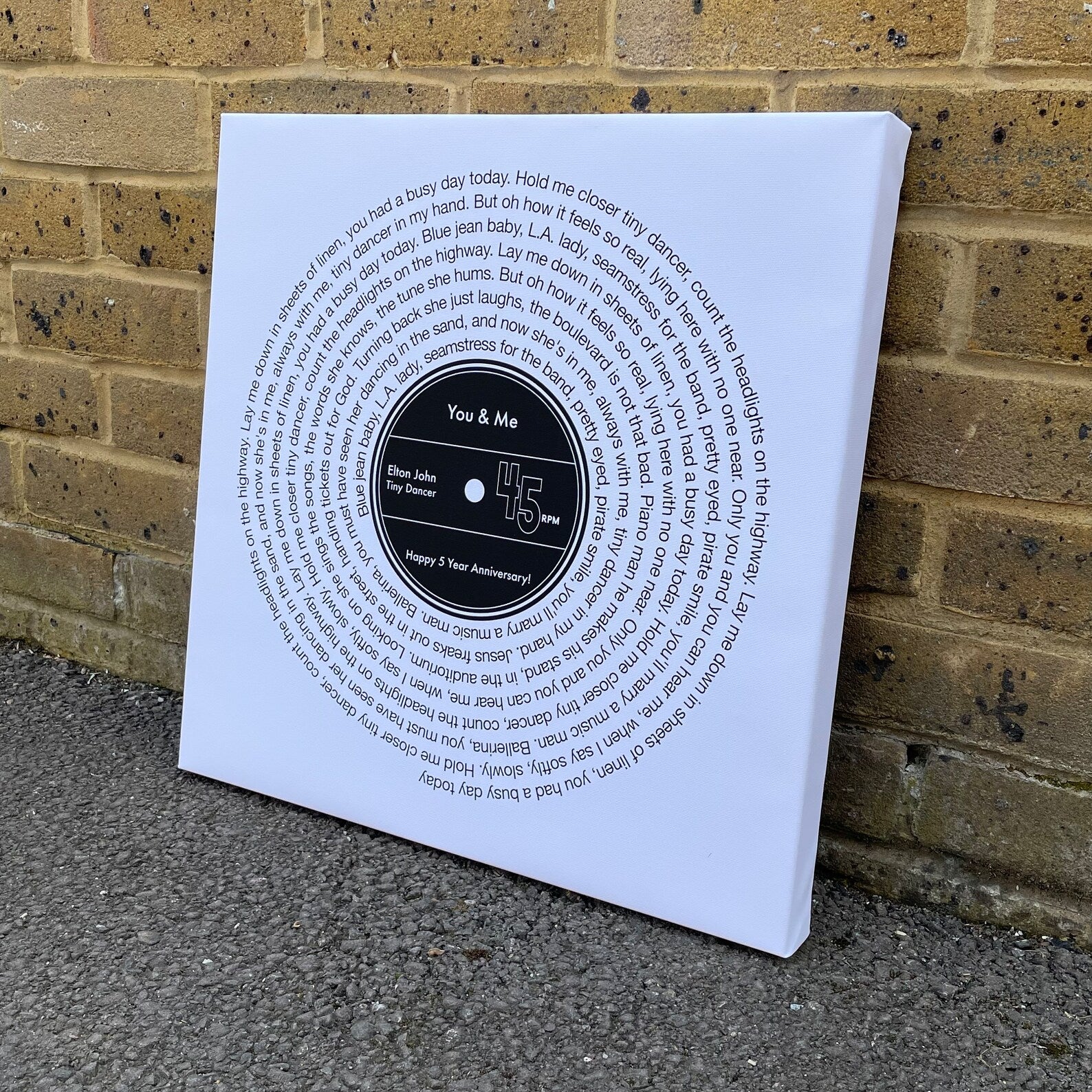 Sum 41 Pieces Vinyl Record Song Lyric Quote Music Print 
